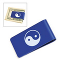 Blue Metal Money Clip